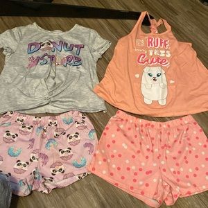 Justice size 12 pajama sets